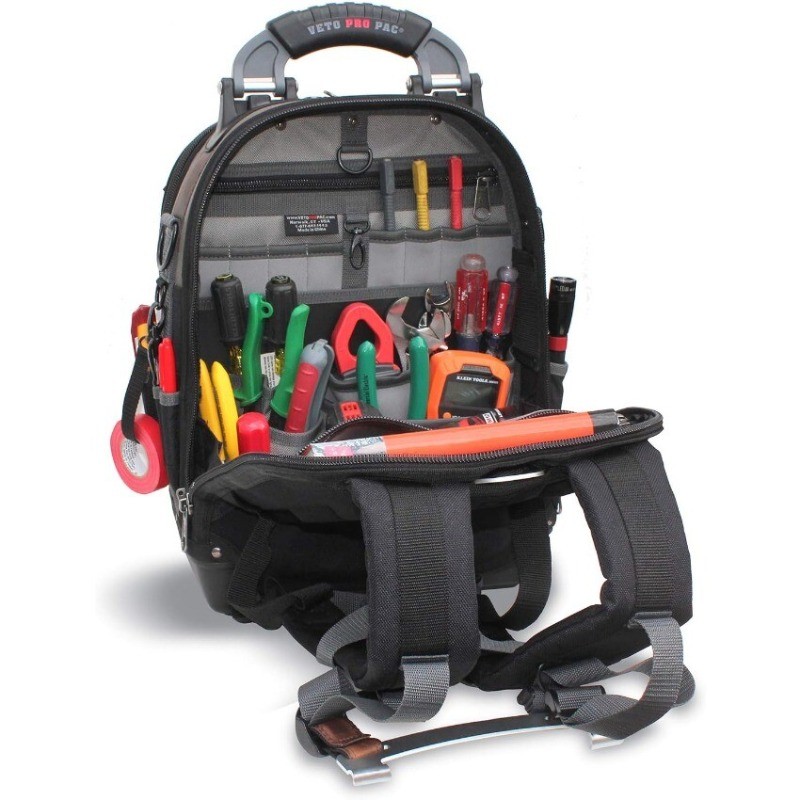 Veto Pro Pac Tech Pac Tool Backpack – Heavy-Duty Weatherproof Tool Bag
