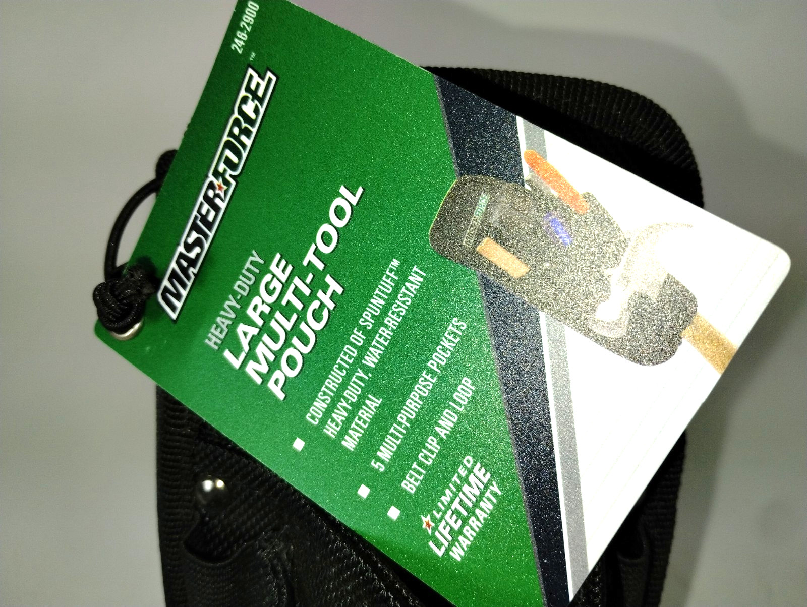 MasterForce Heavy Duty Large Multi-Tool Pouch, New with Tags.