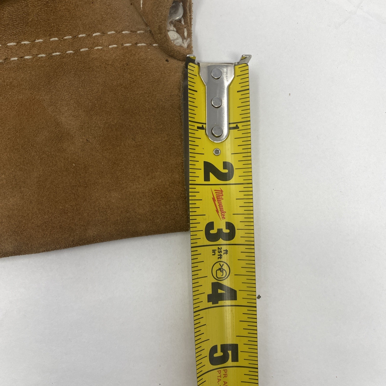 Vintage Nicholas Heavy Split Cowhide Leather Tool Belt Holder Pouch Made In USA