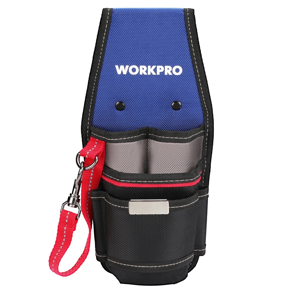 WORKPRO Professional Electrician Tool Pouch Compact Durable Tool Bag w/ 6 Pocket
