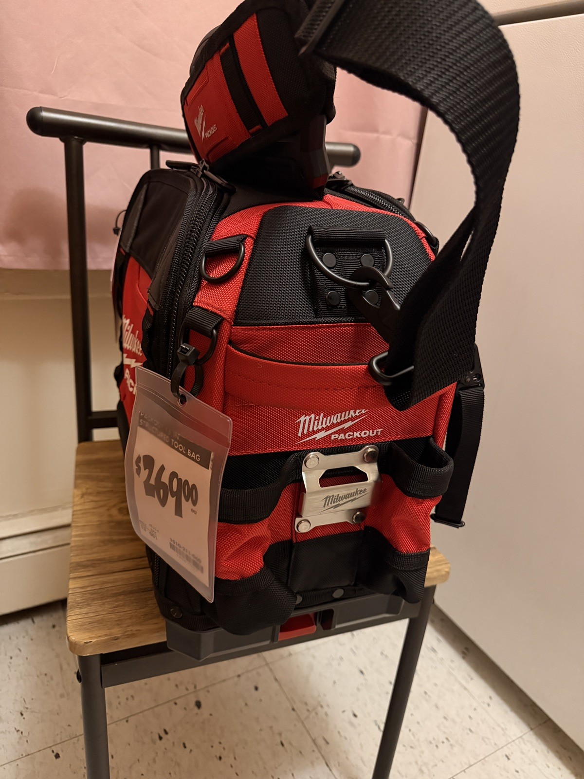 NEW Milwaukee PACKOUT 15” Structured Tool Bag 48-22-8316 Heavy Duty 65 Pockets