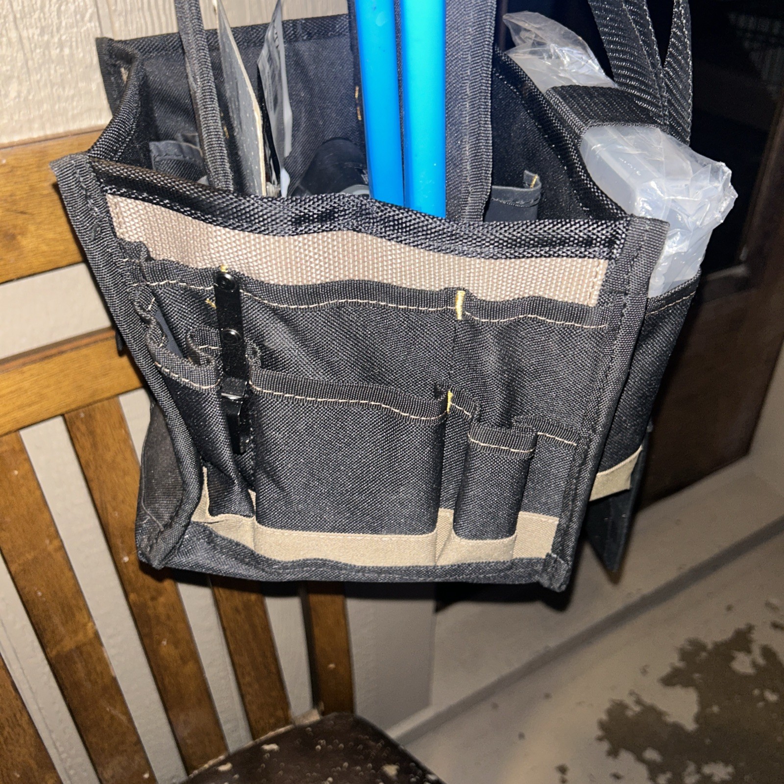CLC Electrical Tool Bag, Box Design, Multi-Compartment 25 pocket