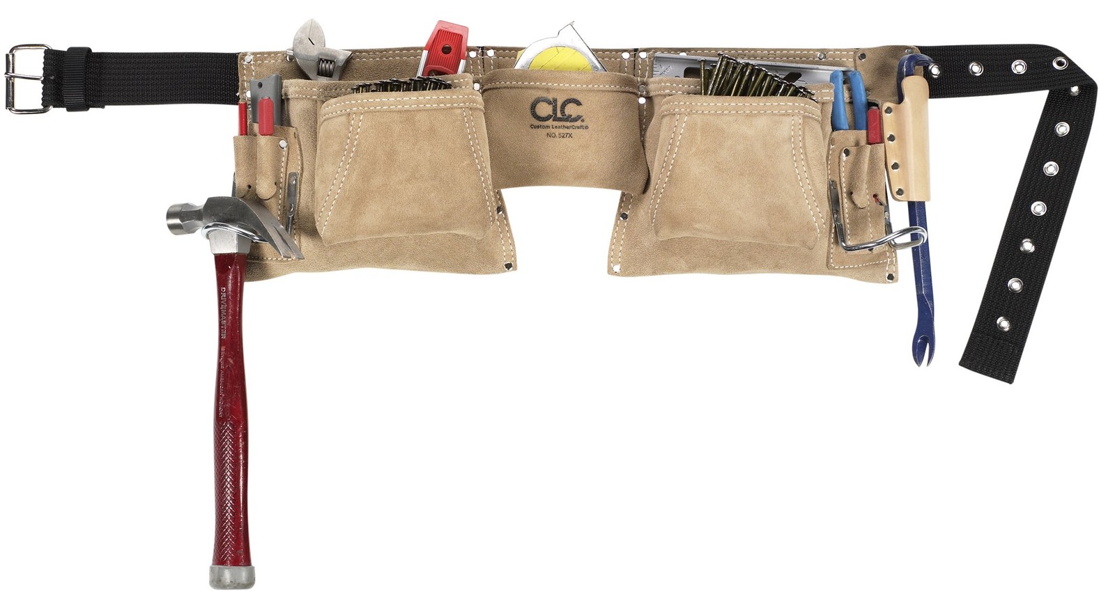 Custom Leathercraft527X Heavy Duty Top Grain Suede Construction Work Apron, 2…