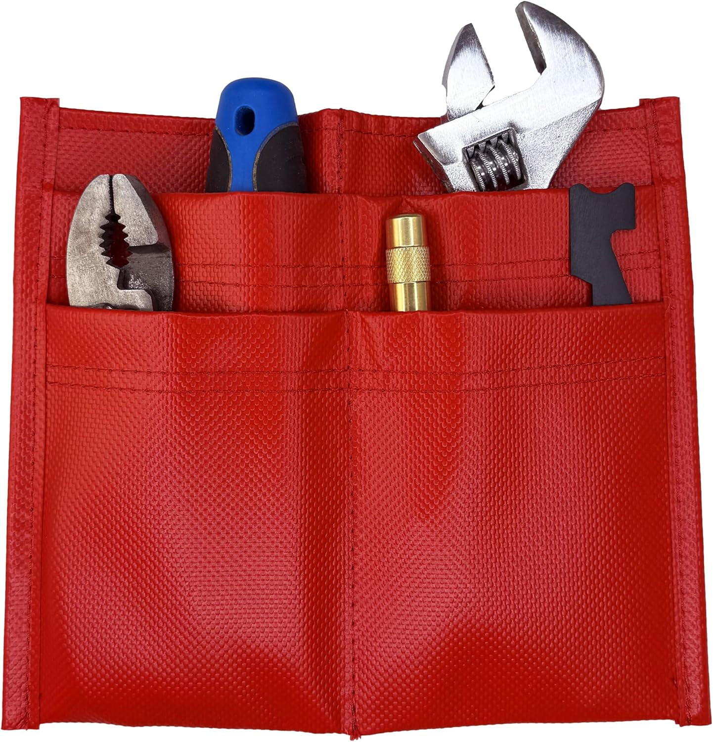 Firefighter Tool Pouch 4-Pocket Tool Holder Police Belt – EMS Glove Pouch Fits i