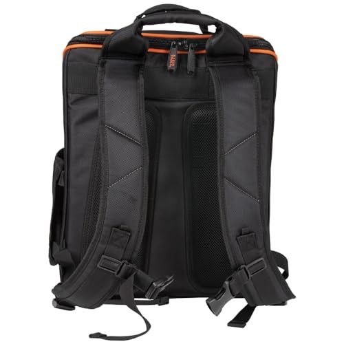 Klein Tools Tradesman Pro Tool Backpack 21 Pockets Water Resistant Black Orange