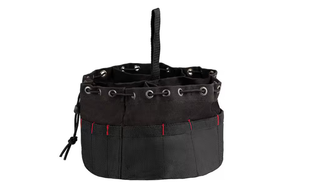 10 In Parachute Grab Bag Heavy Duty Small Parts19 Compartment Storage Tool Black