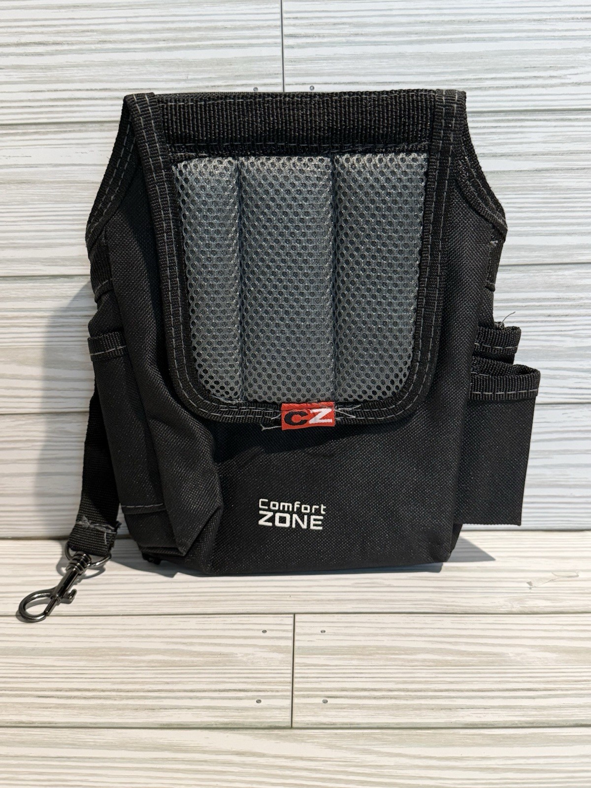 HYPER Tough Tool Pouch 4-Way Carry System Fabric Black Snap Tape Loop Hook