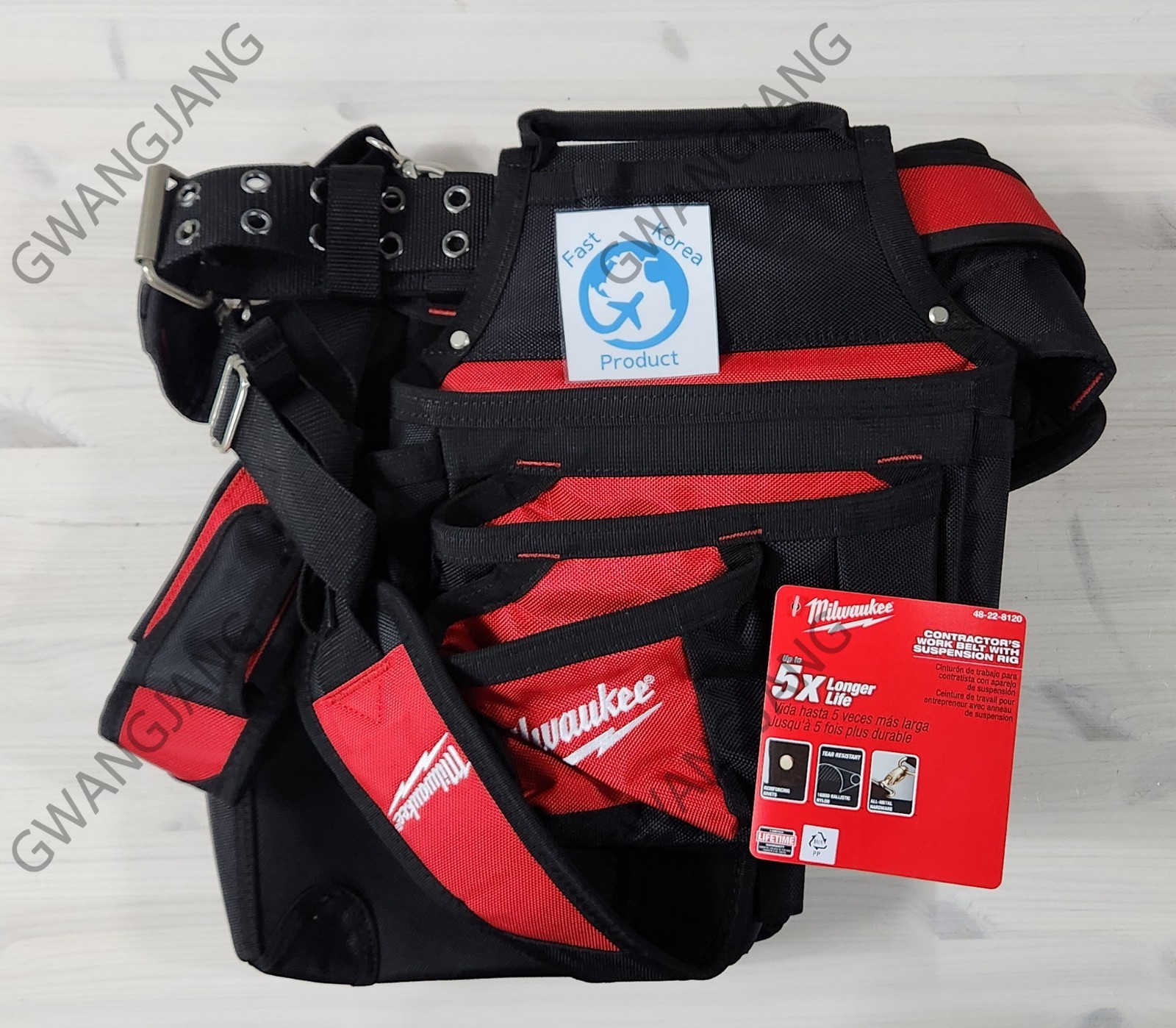 Milwaukee 48-22-8120 Contractor Belt With Suspension Rig Tool Belt DIY Pro Work