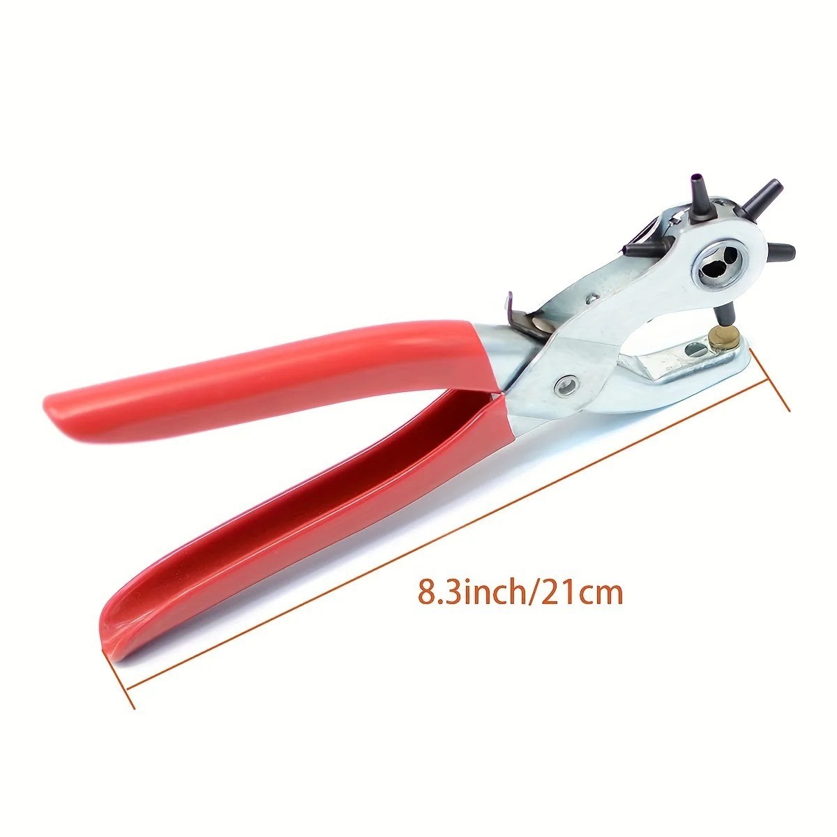 Heavy Duty Leather Hole Punch Tool Multi Size Plier for Belt Collar Strap Fabric