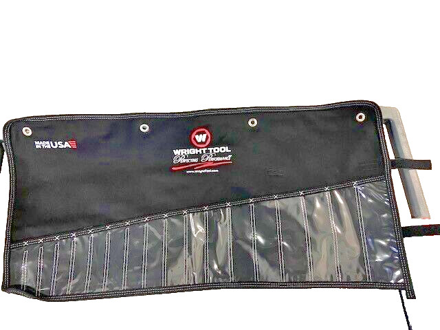 Wright Tool 758-ROLL Denim Tool Roll – 35-1/4″ x 19-3/4″ – 18 pockets – NEW
