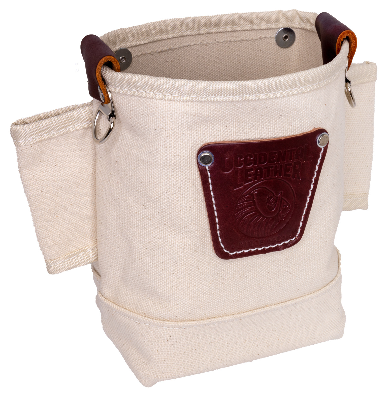 Occidental Leather Canvas Bolt Bag Made in USA 3920