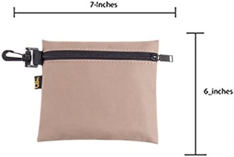 3-Pack CLC Clip-On Zippered Poly Bags – Durable Storage for Tools & Accessories
