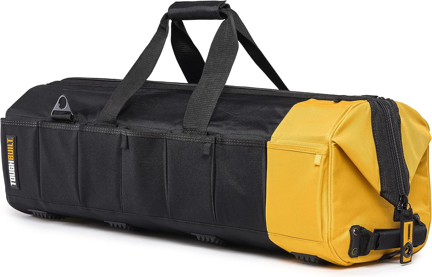 Toughbuilt – Massive Mouth Tool Bag, Heavy-Duty Fabric Wide-Mouth Bag with Rigid