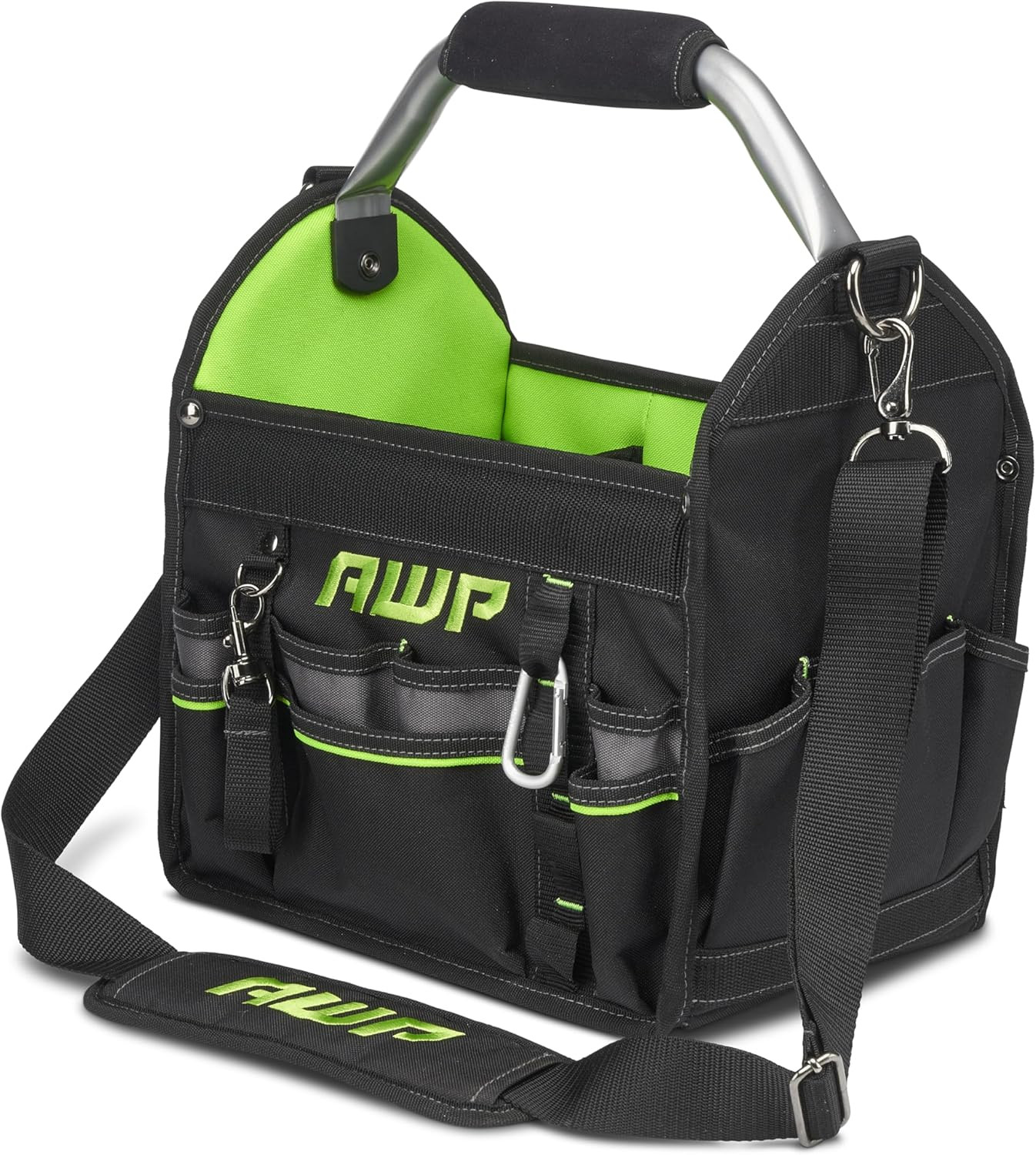 AWP Tool Bags, Premium Tool Bag, Black, Durable Tool Tote, for Professionals and