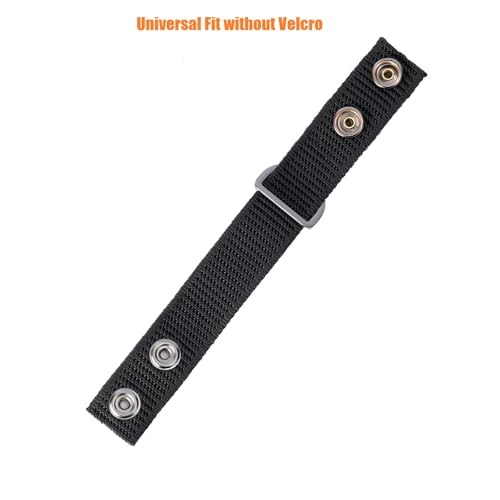 Duty Belt Suspenders Loop 2.25 inch(4 PCS) Black Ballistic Nylon Universal Fit