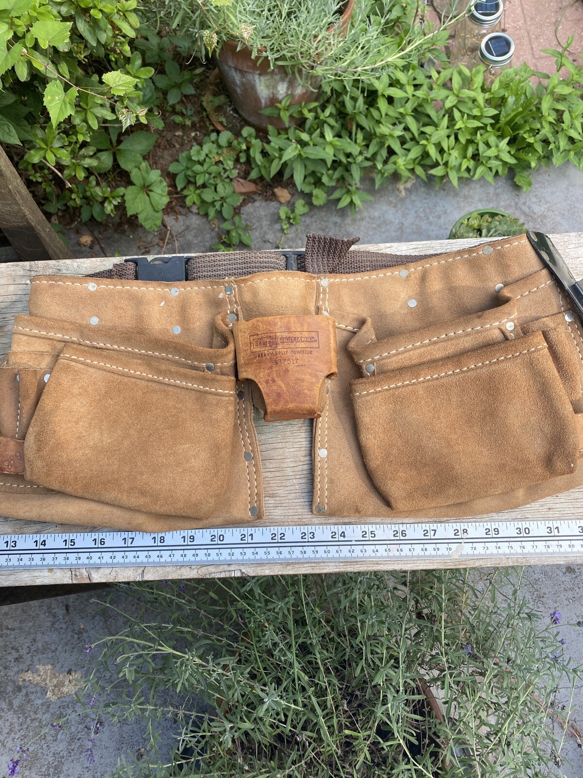 (2) Craftsman Split Cowhide (9)37517 & AWP Tool Belts