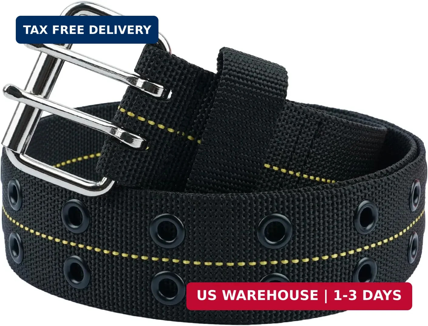Zeluga 20-202 2in. Adjustable Heavy Duty Tool Belt, Black