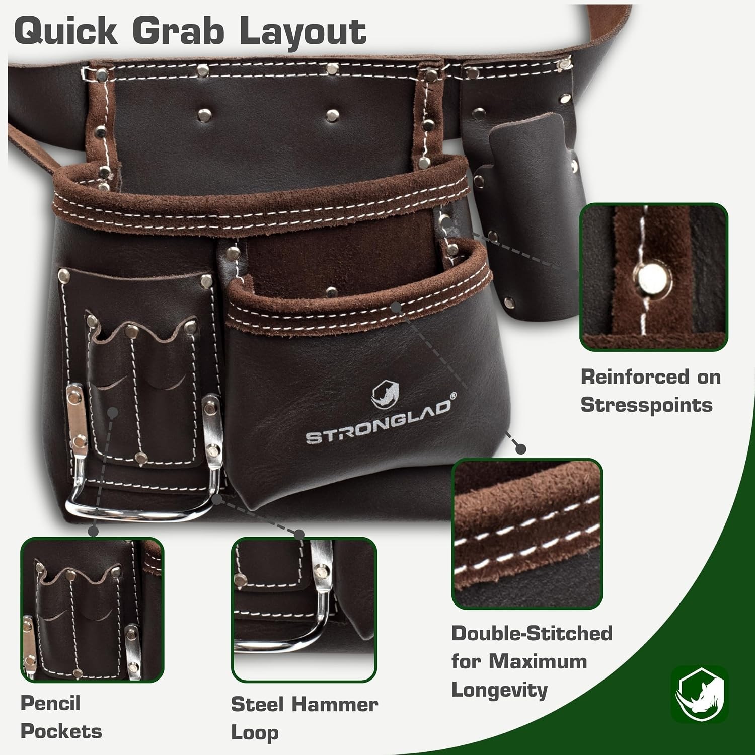 Adjustable Work Belt for Tradesmen