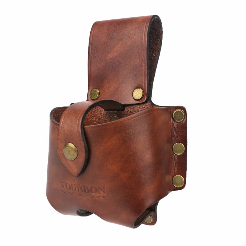 Tourbon Leather Tape Measuring Holder Case Tool Carrier Belt Holster Pouch Large