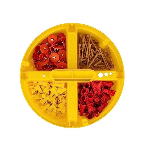 Bucket Boss Bucket Stacker Small Parts Organizer 15051 Yellow