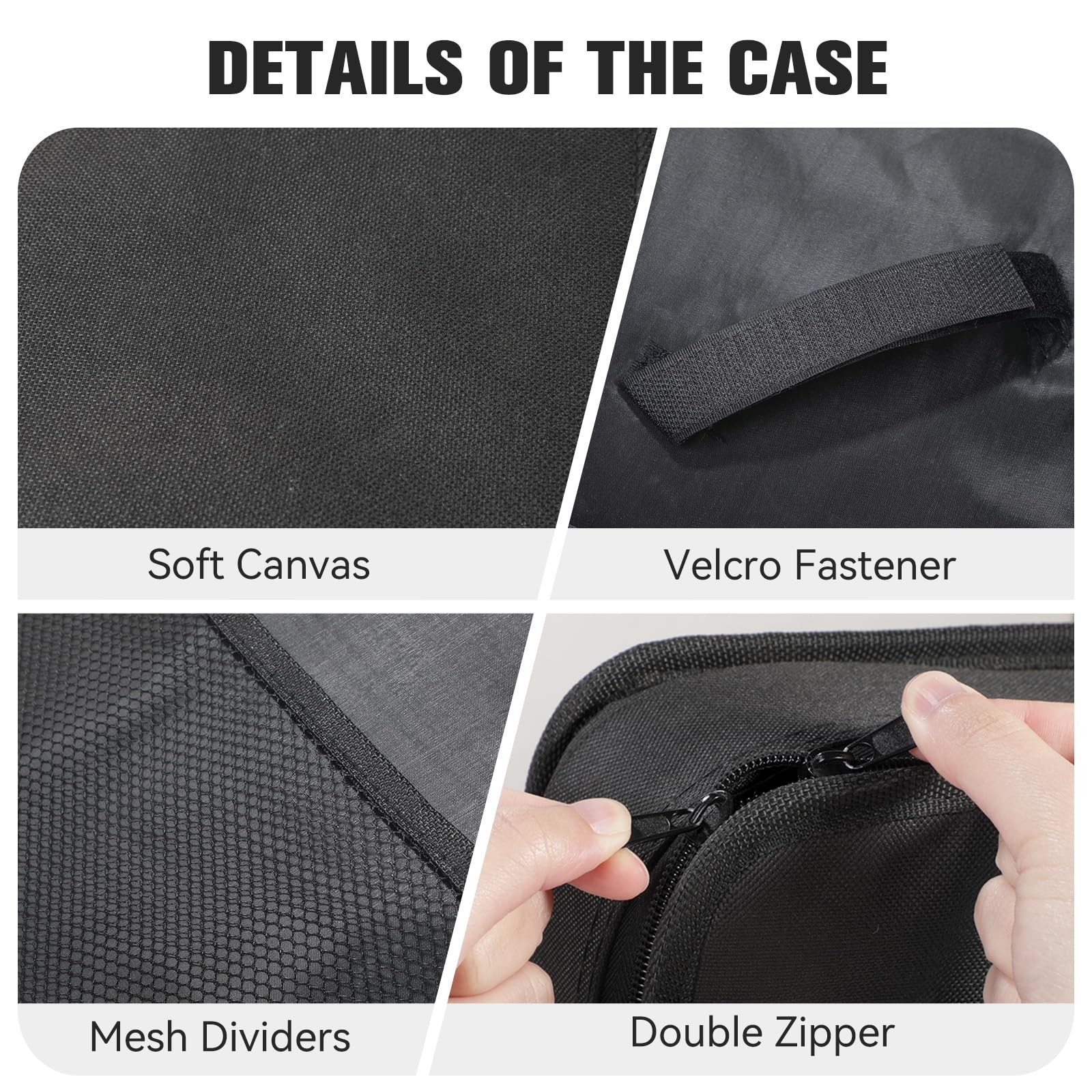 AVID POWER Tool Bag, 12 Inch Storage Carrying Case, 12.2-inch, Black