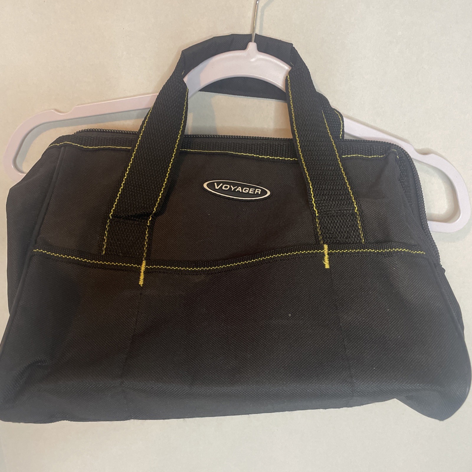 Voyager 12″ Portable Tool Bag with 21 Tool Pockets Large Opening 24 lb Capacity