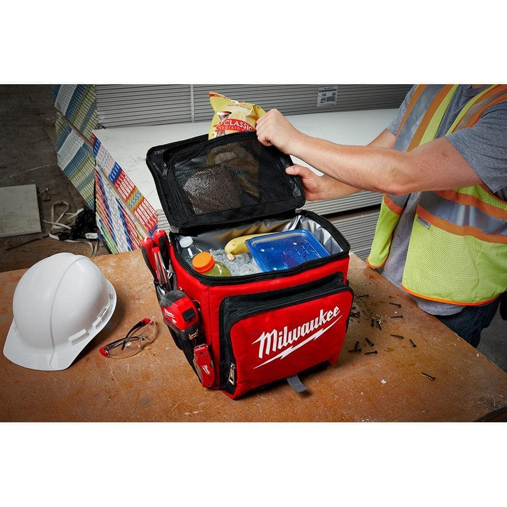 NEW Milwaukee Heavy Duty 21 Qt. Soft Sided Jobsite Lunch Cooler Cold for 24hrs
