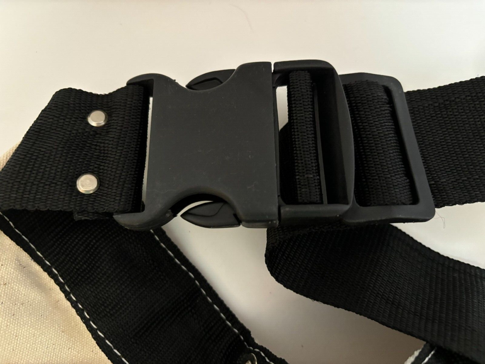 Grip Children’s Canvas and Leather Tool Belt 96006 Blue & White w/Tag