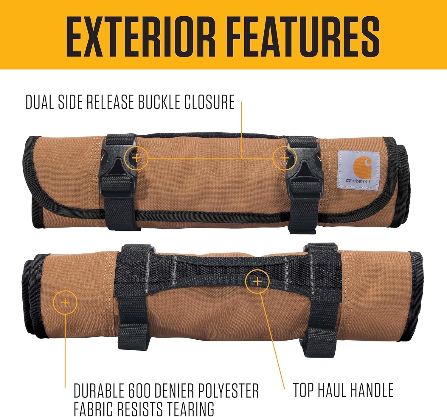 Essential 18 Pocket Tool Organization Roll – Water Resistant & Durable