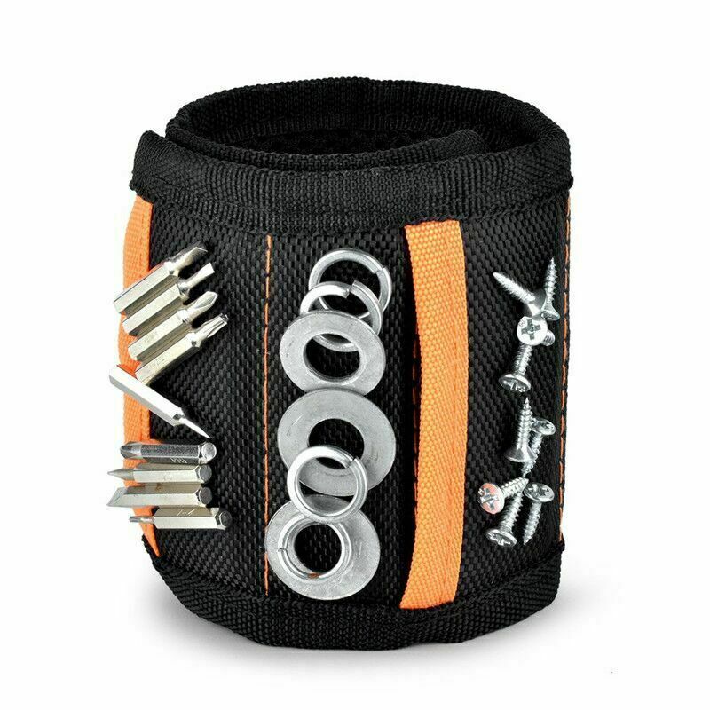 Magnetic Wristband Tool Belt with 15 Strong Magnets for Holder Holding Screws