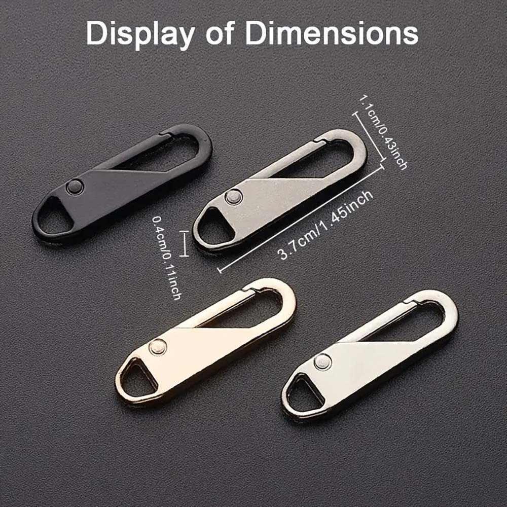 Versatile Universal 5PCS Detachable Zipper Handle for Most Standard Zippers USA