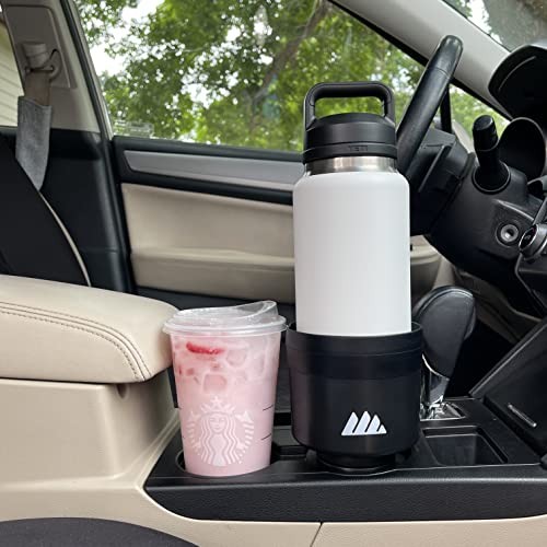 Hydro Expander – Car Cup Holder Expander Organizer with Adjustable Base Black