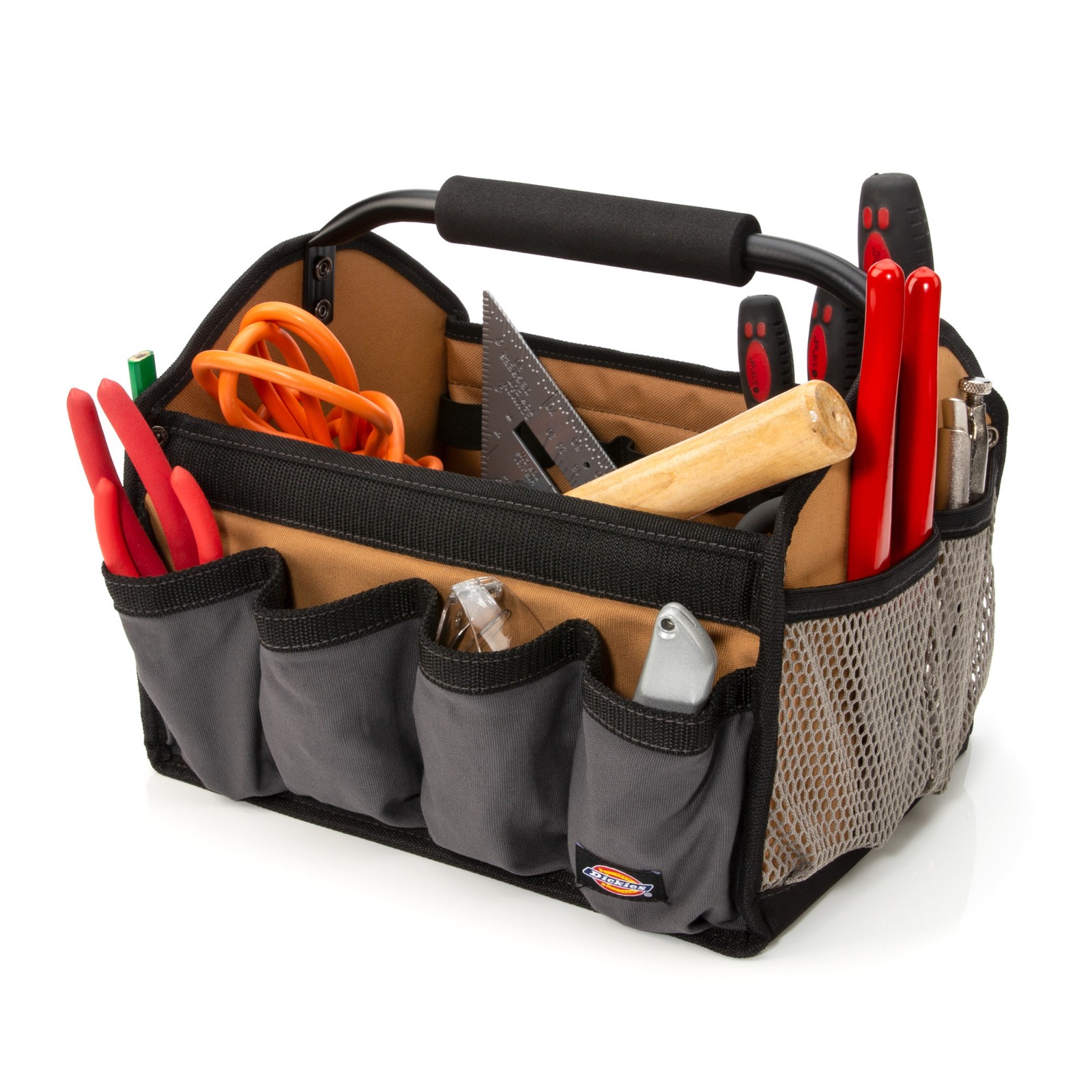 Tool Tote Bag 12 inch Gray Tan Dickies 57035