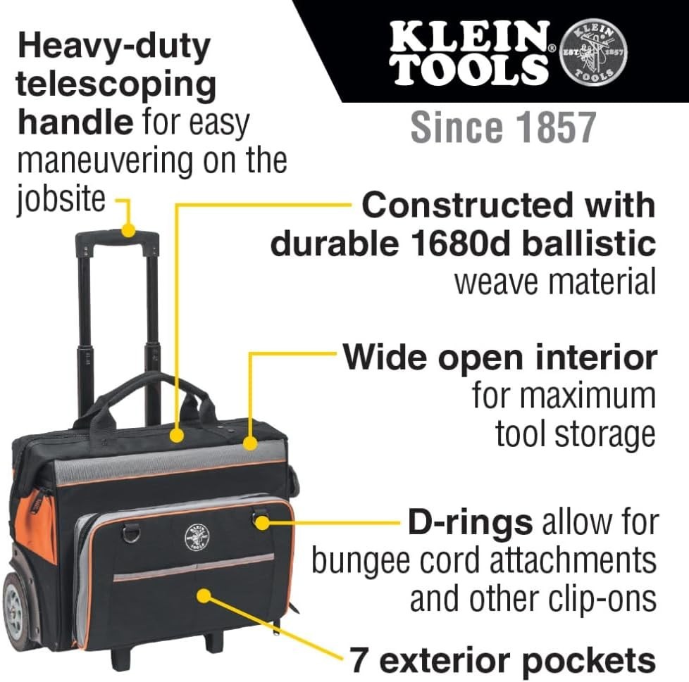 Tool Storage Organizer with 6 Inch Wheels and 200 Pound Capacity for Heavy Tools