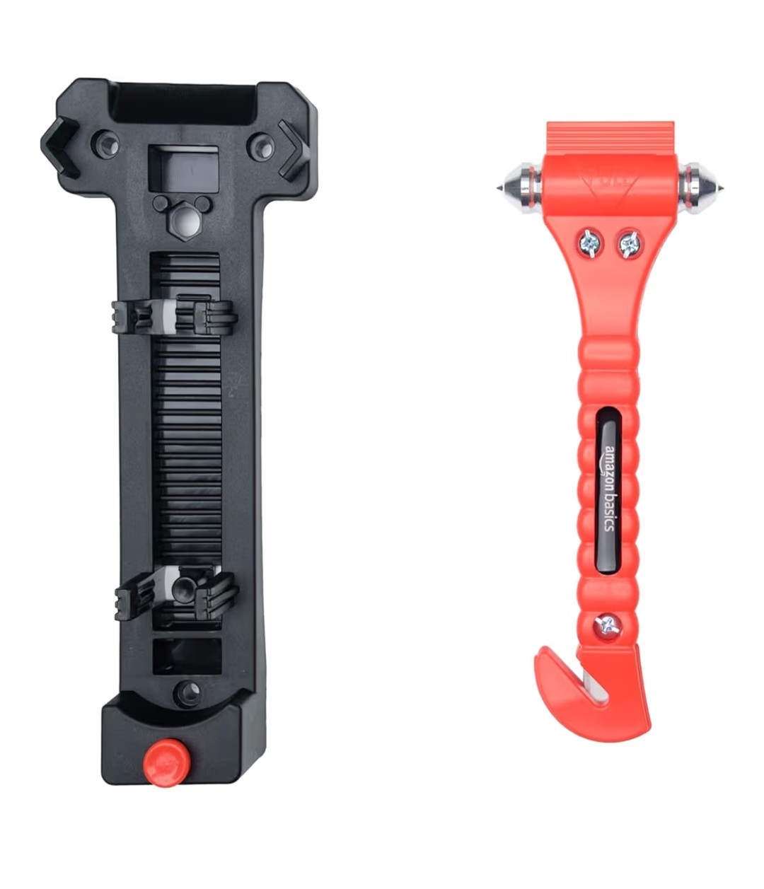 2-Pack Emergency Car Window Breaker & Seat Belt Cutter | Safety Escape Hammer