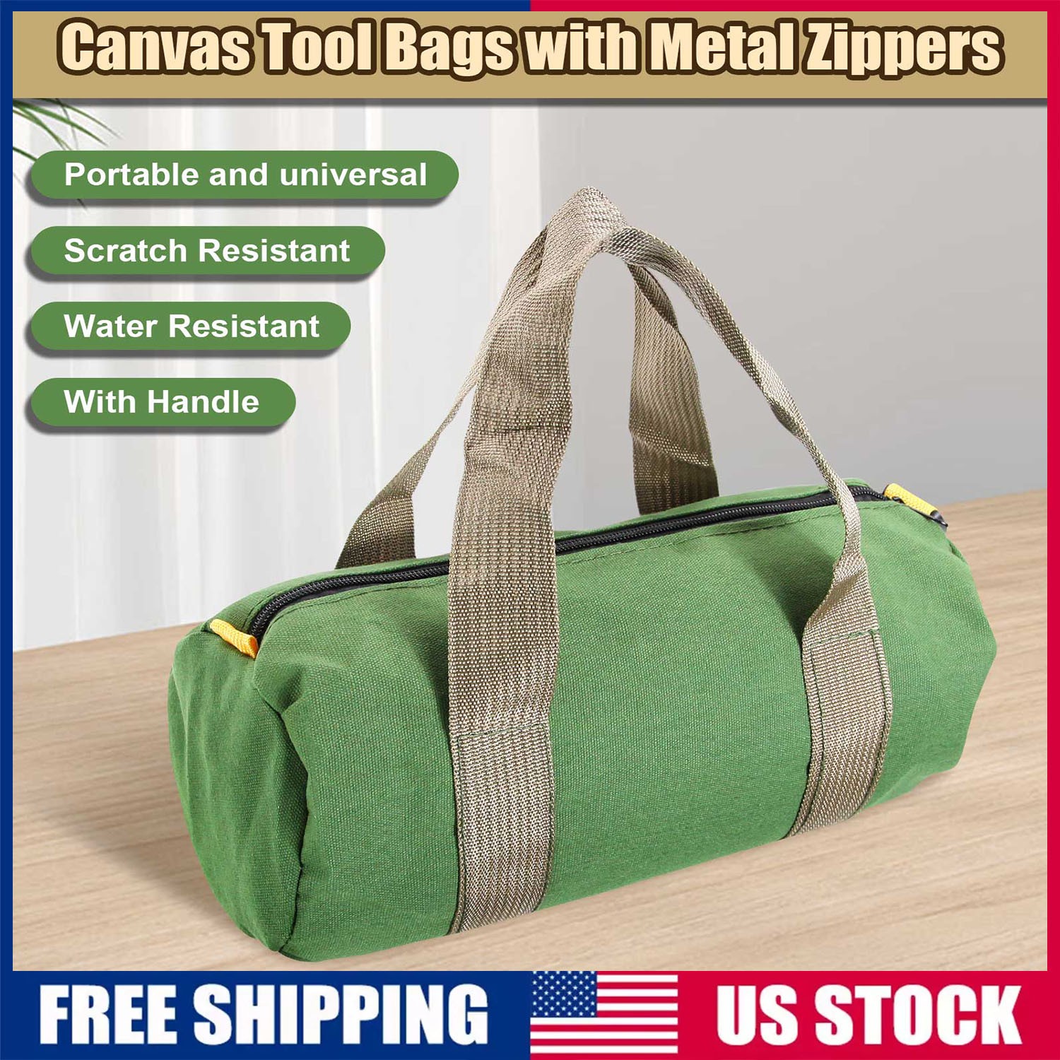 Hand Tool Pouch Storage Carry Bag Portable Toolkit Heavy Duty Canvas Waterproof