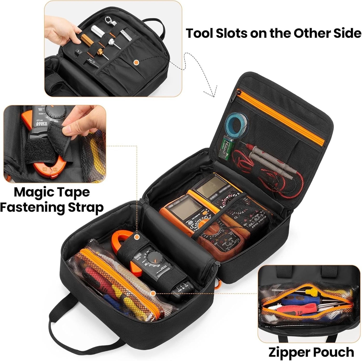 Klein Tools 80101/ET310 Case – Electrical Tester Kit Bag-$