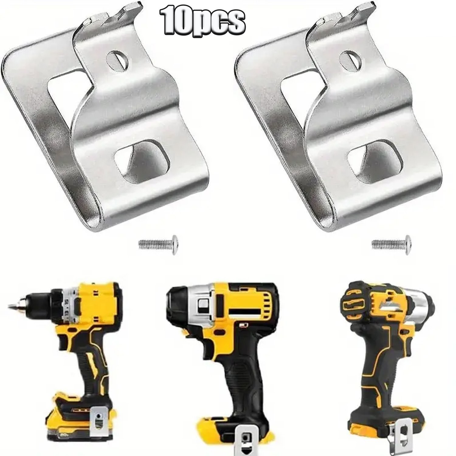 10 Pcs Replacement Belt Clip Hooks Set For Dewalt 20V Drill Driver Tools DCD980