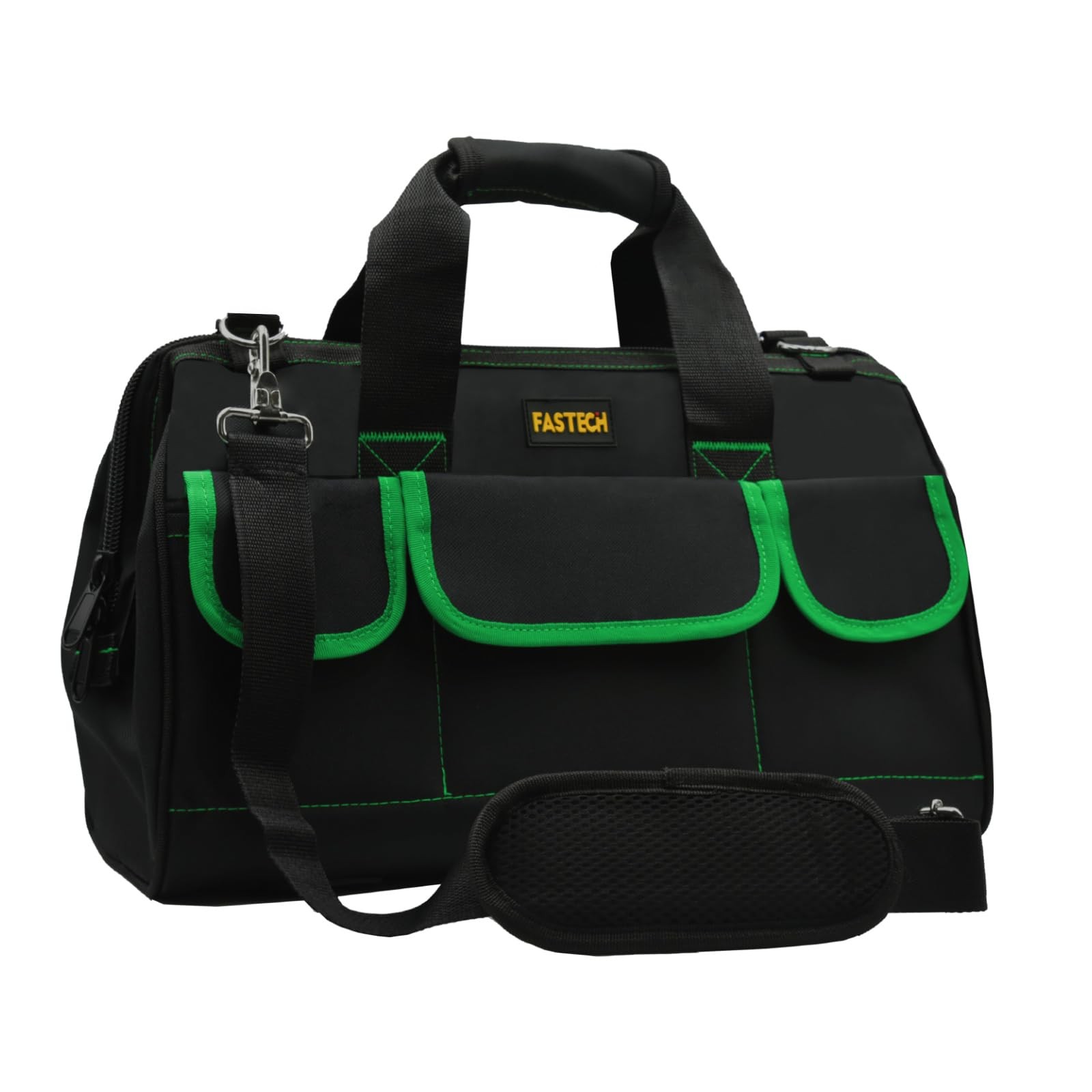 20 Inch Tool Bag With Comfortable Shoulder Straps, Waterproof Wide Mouth Tool…