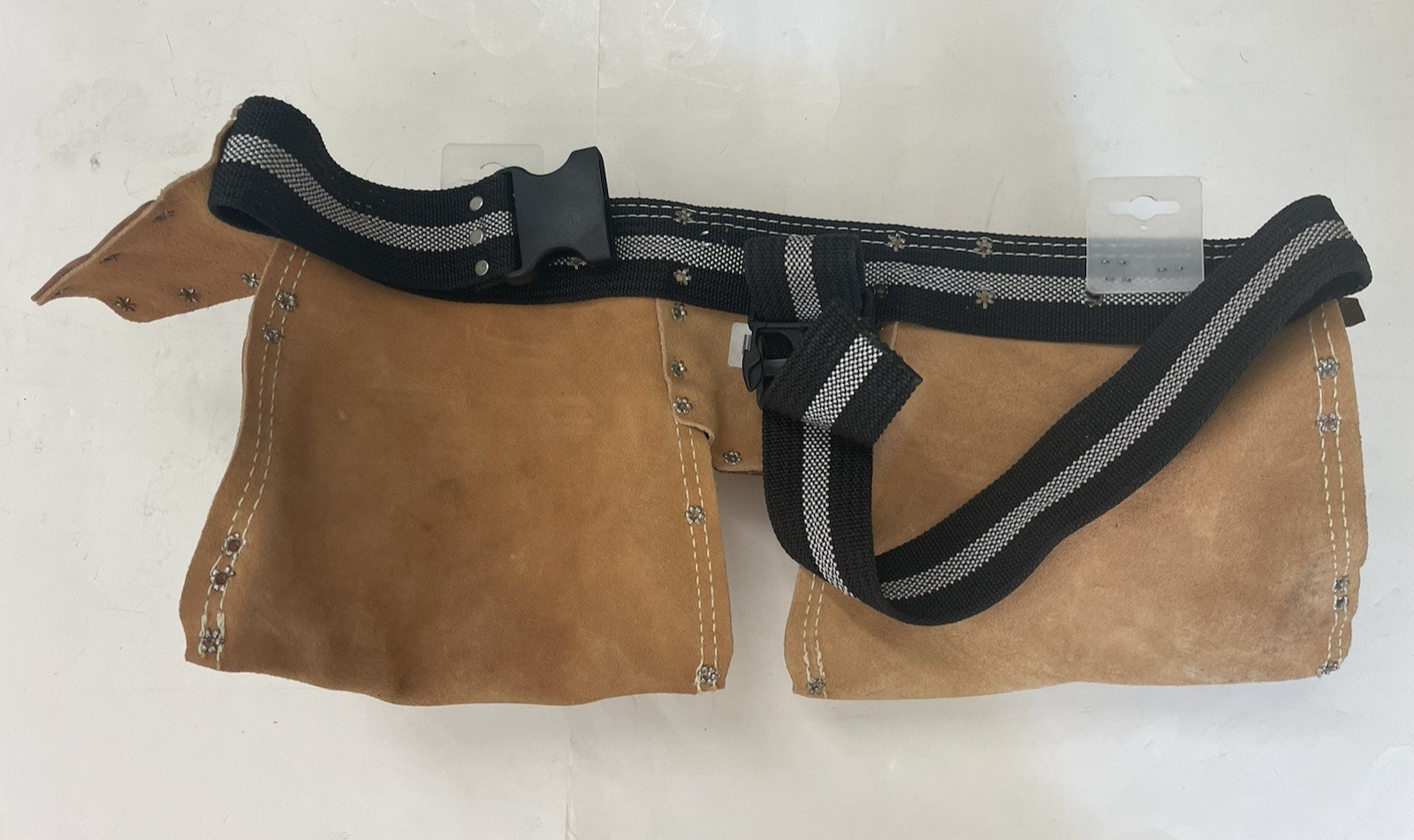 Action Work Products Suede Leather Adjustable Carpenters Tool Belt AS-490-3