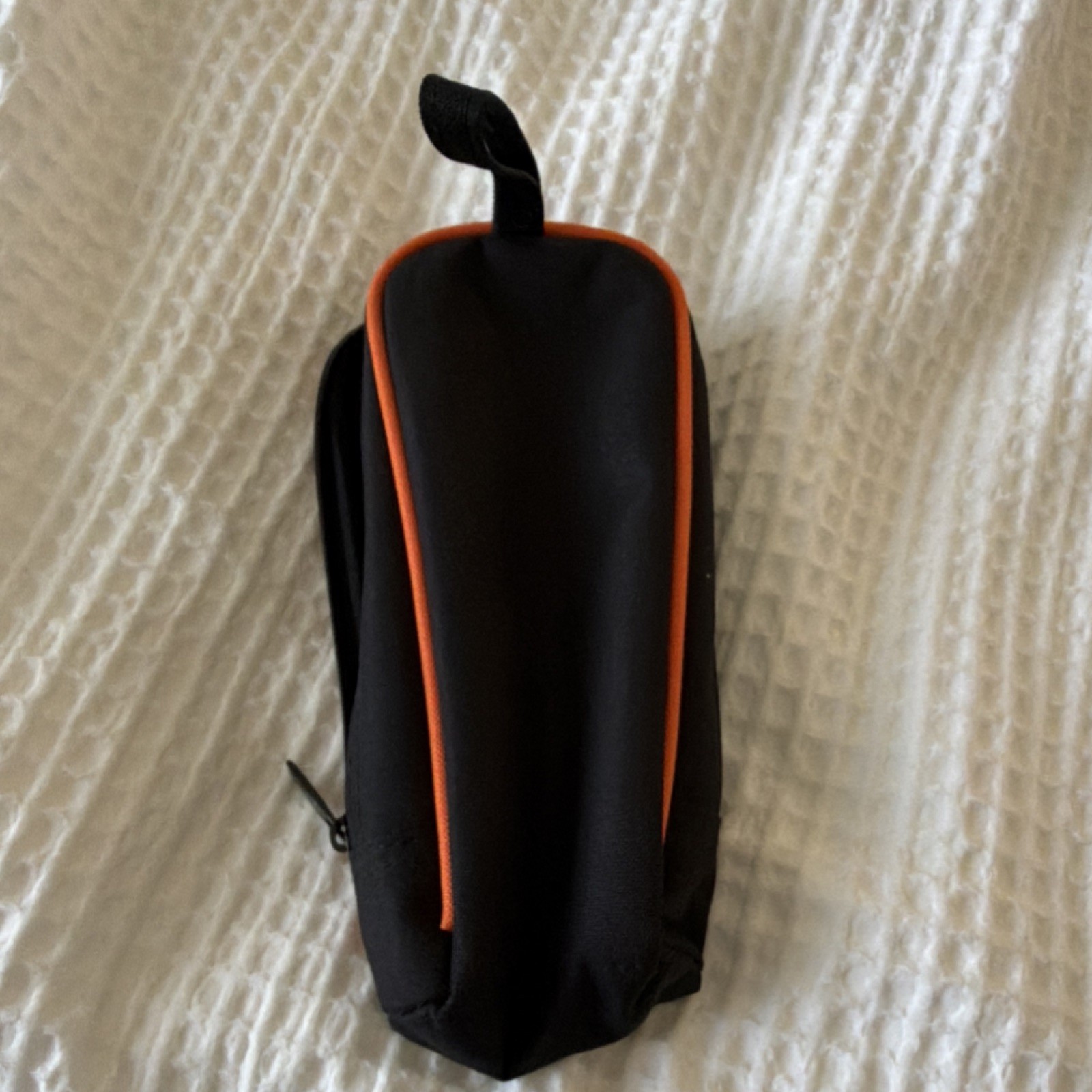 Klein Tools Zippered Tool Pouch Black with Orange Trim Single Item Organizer
