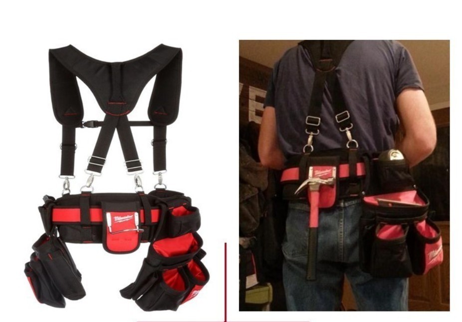 Milwaukee 48-22-8120 Contractor Work Belt w/ Suspension Rig / New / Express