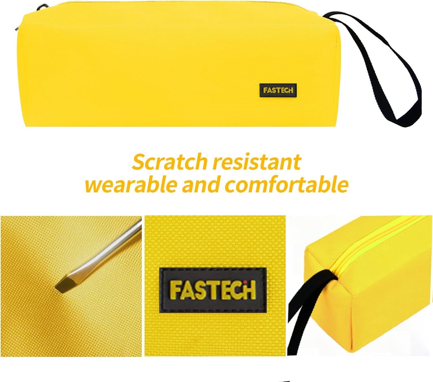 Portable Small Tool Pouch with Handle and Multiple Compartments
