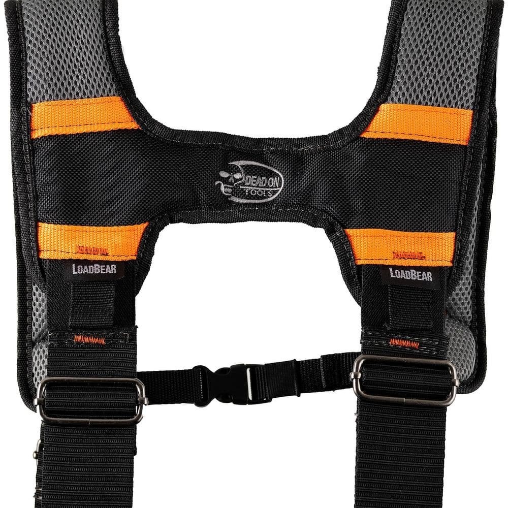 Dead On Tools Carpenter’s Tool Belt with LoadBear Suspenders – Black