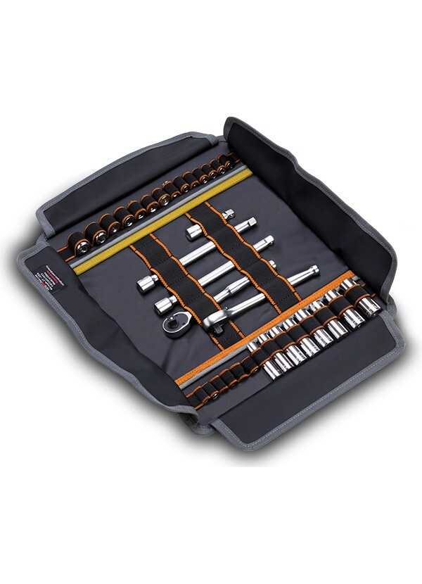 Veto Pro Pac SR-LC Large Socket Roll – Heavy-Duty Socket Organizer