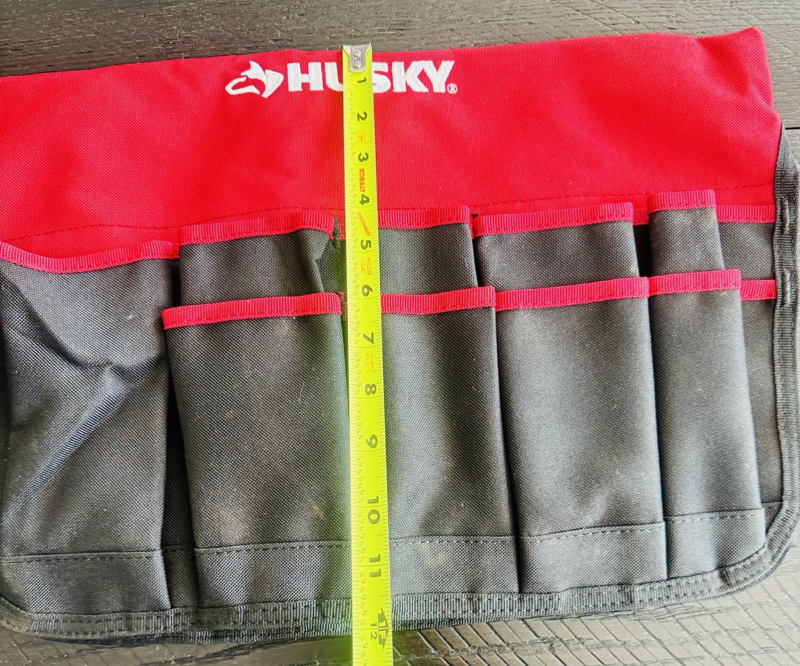 Husky Bucket Jockey Tool Storage Caddy 30 Pockets Black and Red 5 Gallon NWT