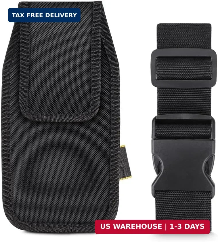 WINHUNT Tool Pouch with Belt, 600D Oxford Cloth, Electrician Tool Pouch 15 Pocke