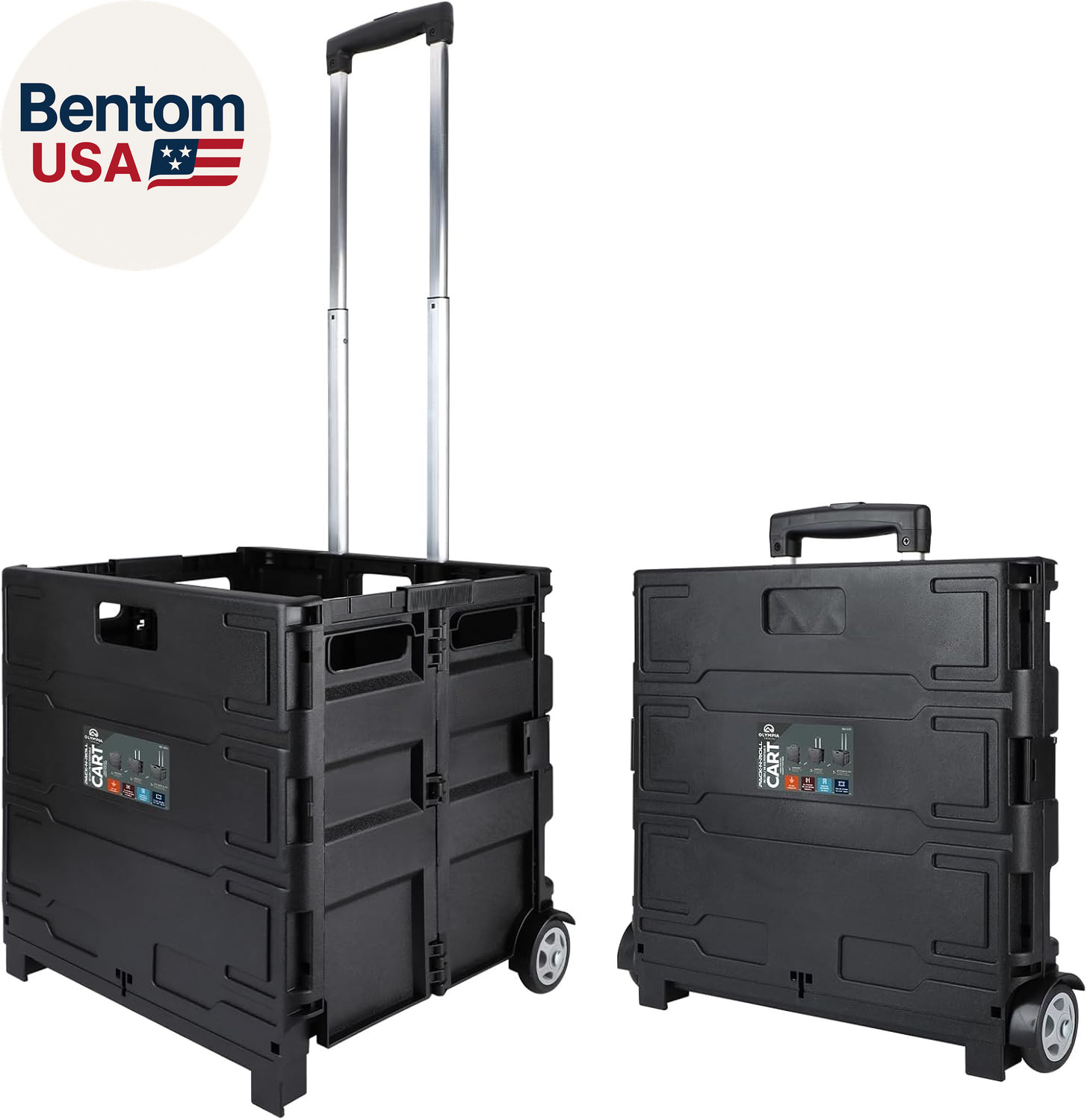 85-010 Grand Pack-N-Roll Portable Tools Carrier with Telescopic Handle, 80 Lb. L