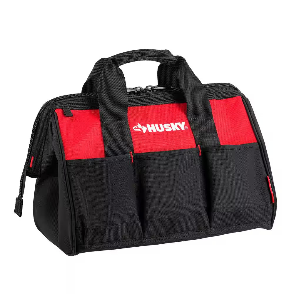 15 In. 8 Pocket Zippered Tool Bag