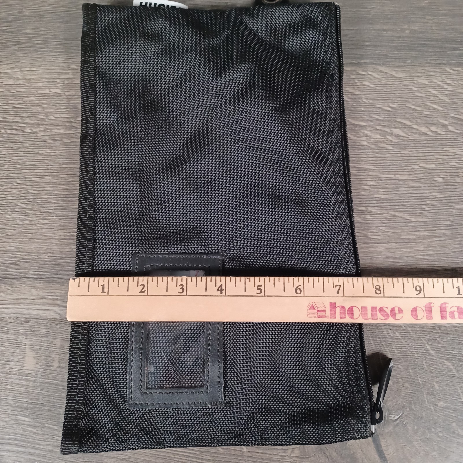 Set of 3 HUSKY Heavy Duty Zipper Document Tool Bag Water Resistant 12″ x 7.5″